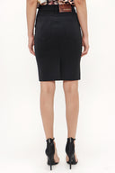 Black Slim fit skirt 80461