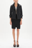 Black Slim fit skirt 80481