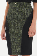 Black Velvet garnish kasha fabric skirt 80482