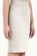 Gray High waist  Slim-fit  skirt  80519