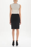 Black Slim fit skirt 80628