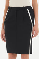 Black Slim fit skirt 80628