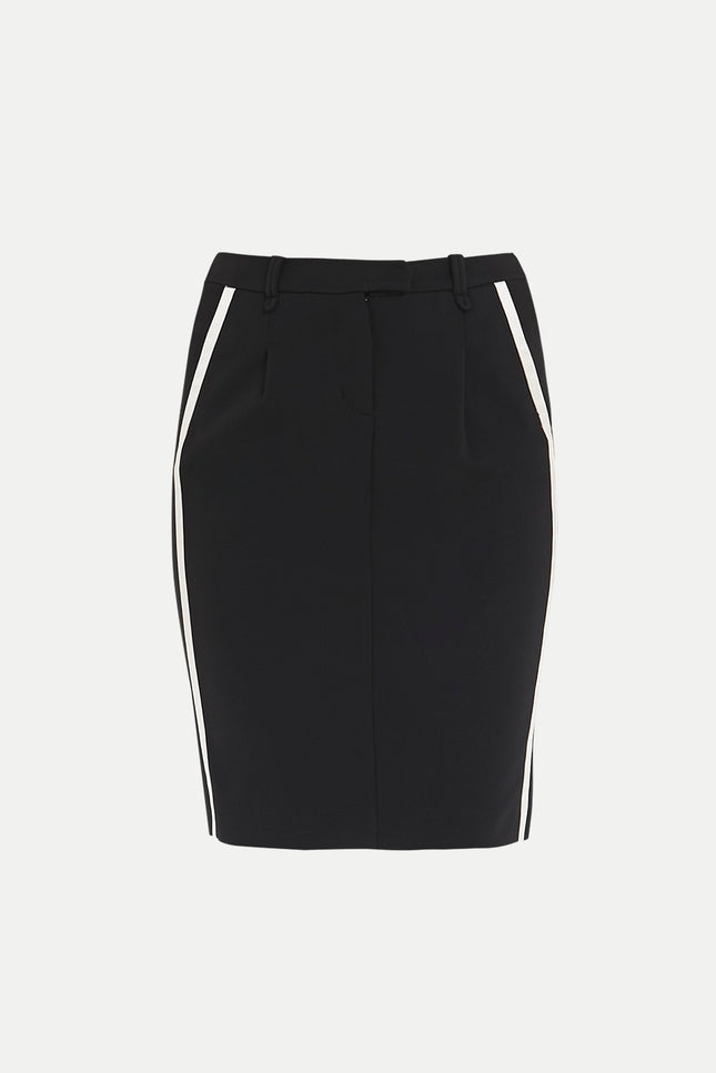 Black Slim fit skirt 80628