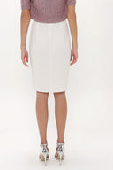 Ecru High waist skirt 80629