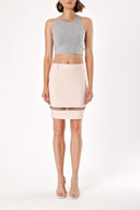 Salmon Accessory detailed pencil skirt  80643