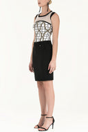 Black Side pocket low waist skirt  80671