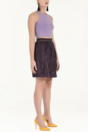 Purple Metal waist accessory balloon skirt 80692