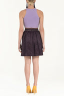 Purple Metal waist accessory balloon skirt 80692