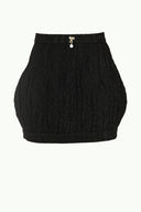 Black Slim fit mini skirt 80701