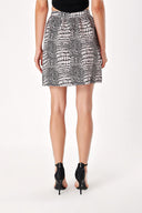 Black JACQUARD SKIRT 80722