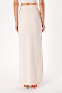 Salmon SHORT FRONT LONG BACK SKIRT 80877