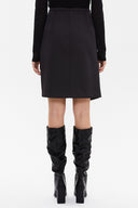 Black Asymmetric cut skirt 80890