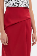 Fuchsia Asymmetric cut skirt 80890