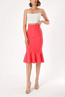 Sunflower High-waisted ruffled skirt  80893