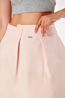 Beige PLEATED DETAILED SKIRT 80902