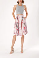 Pink Gathered skirt  80921
