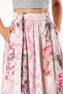 Pink Gathered skirt  80921