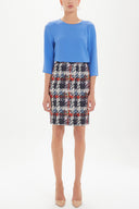 Patterned Zipped Printed skirt 80975