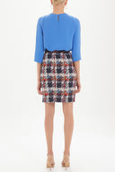 Patterned Zipped Printed skirt 80975