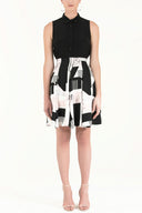 White High waist Pleated skirt  80996