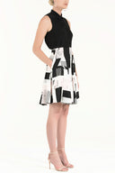 White High waist Pleated skirt  80996