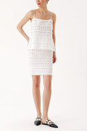 White Brode  Slim-fit skirt  81042