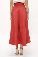 Copper High waist  button skirt  81056