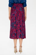 Sour Cherry Button ruffled  skirt  81063