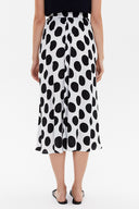 Spotted Button ruffled  skirt  81063