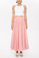Salmon Pleated skirt 81088
