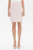 Pink Above-the-knee, straight slim skirt  81118