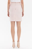 Pink Above-the-knee, straight slim skirt  81118