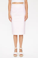 Spotted Mid-calf straight slim skirt  81119