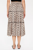 Spotted Pleated  skirt  81126