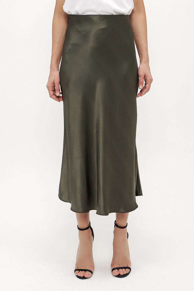 Beli Lastikli Midi Etek 81150