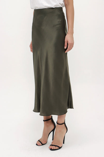 Beli Lastikli Midi Etek 81150