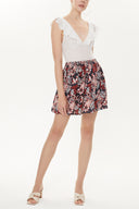 Floral Printed Pleated mini dress 81166