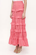 Salmon Pleated skirt 81168