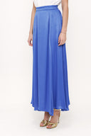 Blue Elastic waist maxi skirt 81171