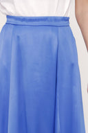 Blue Elastic waist maxi skirt 81171