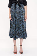 Patterned Elastic belt skirt 81203