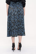 Patterned Elastic belt skirt 81203