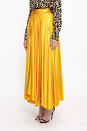 Mustard Wrapped long skirt 81210