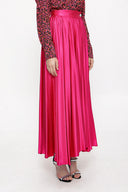 Fuchsia Wrapped long skirt 81210