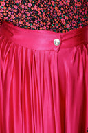 Fuchsia Wrapped long skirt 81210