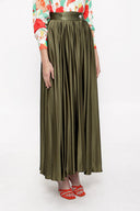 Khaki Wrapped long skirt 81210