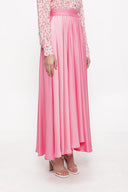 Pink Wrapped long skirt 81210
