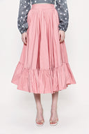 Pink Pleated skirt 81184