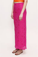 Fuchsia Lace skirt 81186