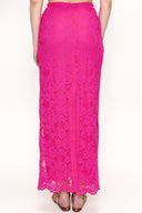 Fuchsia Lace skirt 81186